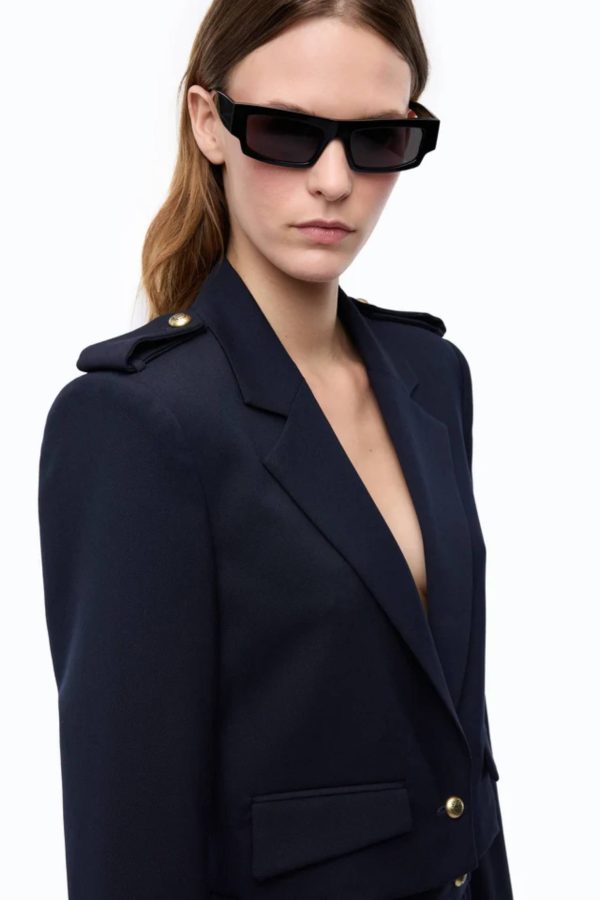 Manna Giacca Cropped Diagonale