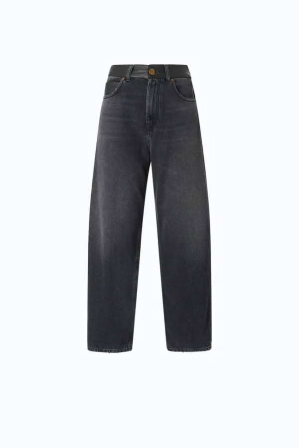 Estelle Egg Denim Blk +Inserti Tela