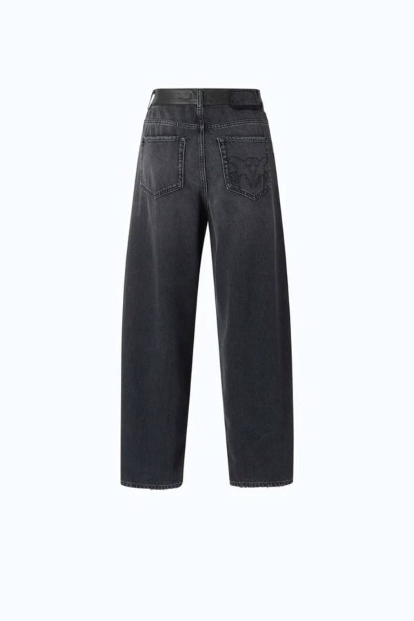 Estelle Egg Denim Blk +Inserti Tela