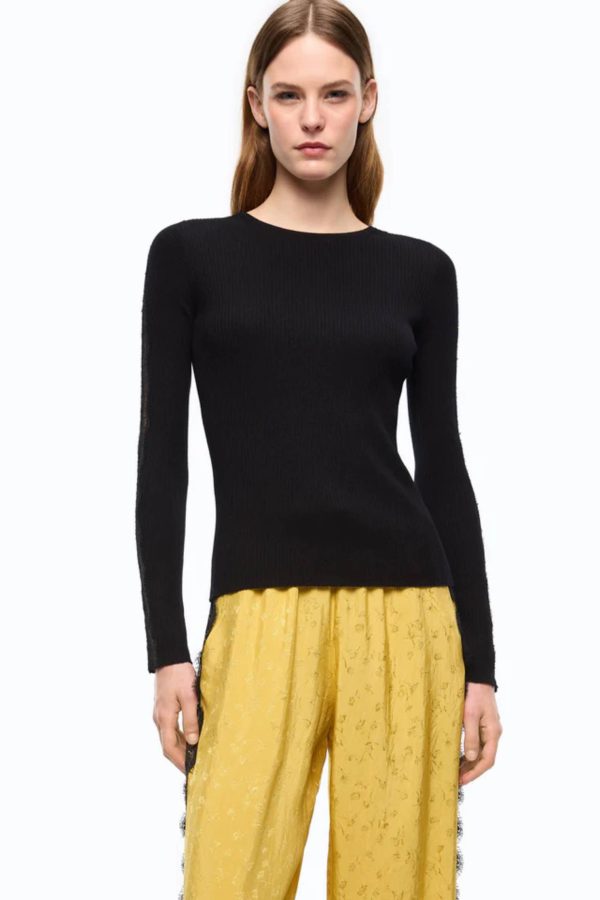 Copenaghen Maglia Seta Cashmere Black