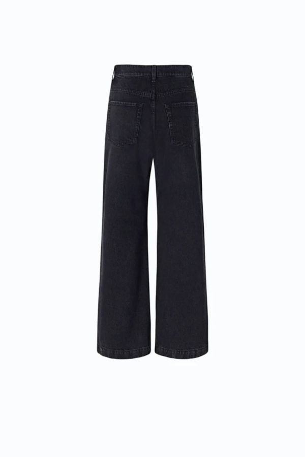 Wanda Waist Down Wide Leg Washed Black Wanda Waist Down Wide Leg Washed Black