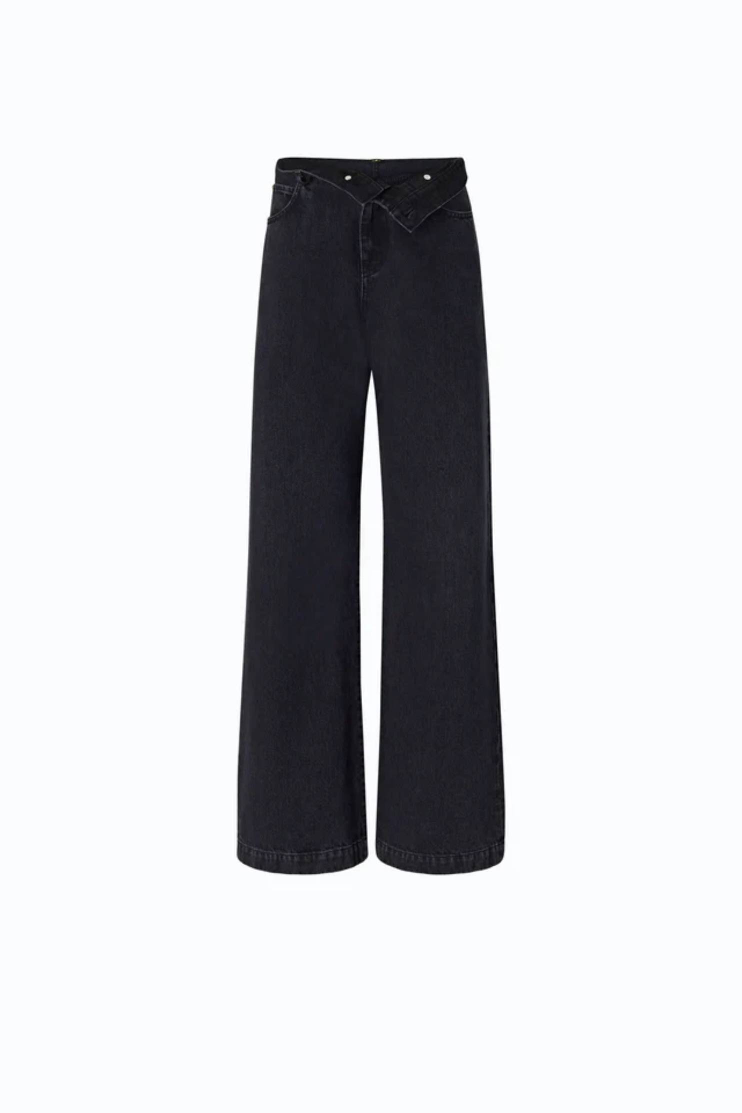 Wanda Waist Down Wide Leg Washed Black Wanda Waist Down Wide Leg Washed Black