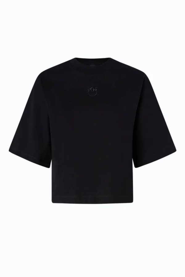 Niamey T-shirt Jersey Logo Birds Black