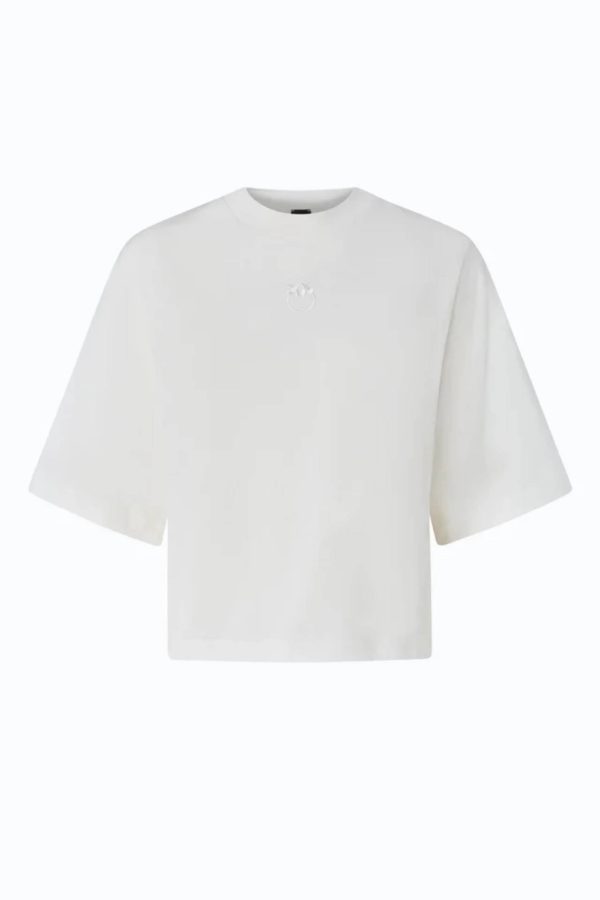 Niamey T-shirt Jersey Logo Birds White