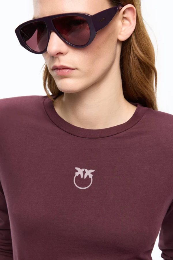 Toblino T-shirt Jersey Logo Bordeaux Toblino T-shirt Jersey Logo Bordeaux